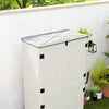 Outsunny 368 Gallon Storage Cabinet With Openable Top And Lockable Doors