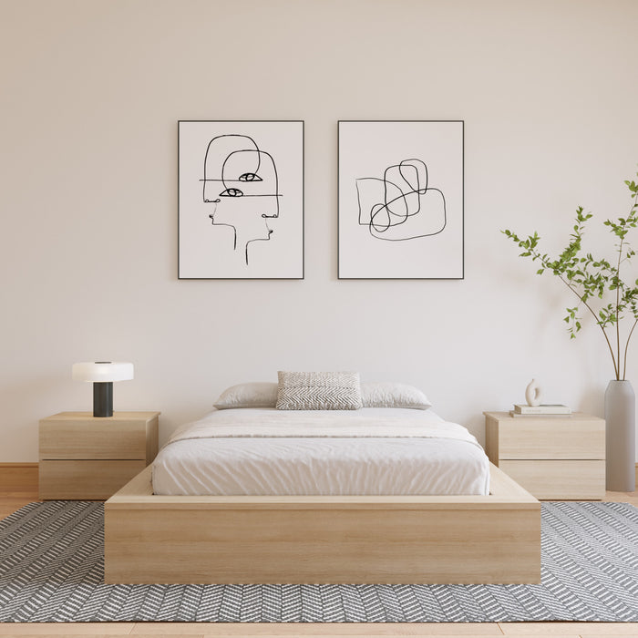 James Platform Bed King Bed