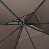 Outsunny 10' X 10' Patio Gazebo Outdoor, Canopy Shelter With Double-tier Roof, Pavilion Sidewalls Fo|Outsunny 10' X 10' Pavillon De Jardin Tonnelle Barnum Gazebo Avec Parois Laterales Brun