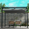 Outsunny 10' X 10' Retractable Pergola Canopy, Garden Gazebo Outdoor Shade Shelter For Grill, Patio,|Outsunny Auvent De Pergola Retractable 10' X 10', Abri D'ombrage Exterieur Pour Tonnelle De Jardin P