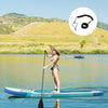 Goplus 10ft Inflatable Stand Up Paddle Board 6'' Thick W/ Aluminum Paddle Leash Backpack