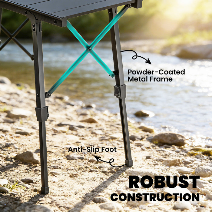 Outsunny Picnic Table Folding with Removable Plates for Outdoor