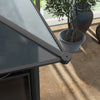 Outsunny 13' X 10' Hardtop Gazebo Canopy, Outdoor Patio Gazebo, Dark Grey