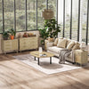 HOMCOM Bedside Table Set of 2 with Storage Drawer for Bedroom Living Room