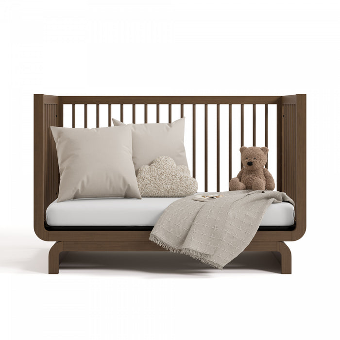 Storkcraft Santorini 5-In-1 Convertible Crib - Hazelnut