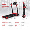 Superfit Folding 2.25hp Electric Treadmill Running Machine App Control Bluetooth