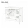 Oakmere 36 Inch Single Sink Bathroom Vanity with Two Doors and Two Drawers, White | Oakmere Meuble-Lavabo Simple 36 po avec Deux Portes et Deux Tiroirs, Blanc