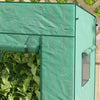 Outsunny Tomato Greenhouse With Reinforced Pe Cover Walk-in Green House|Outsunny Serre A Tomates Avec Couverture Pe Renforcee Serre A Etages