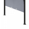 Outsunny 10' X 10' Outdoor Pergola Patio Gazebo Retractable Canopy, Grey|Outsunny 10' X 10' Pergola Exterieure Patio Gazebo Auvent Retractable, Gris