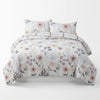 Mirabelle Twin Comforter Set - Reversible Pink & Grey Watercolor Floral Bedding  | Ensemble Douillette Simple Mirabelle - Literie Reversible a Fleurs Aquarelle Rose et Gris