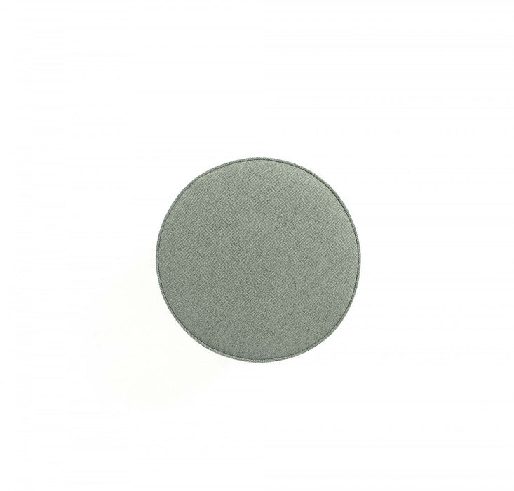 Bailey Mid-Century Modern Upholstered Accent Ottoman in Sage Green