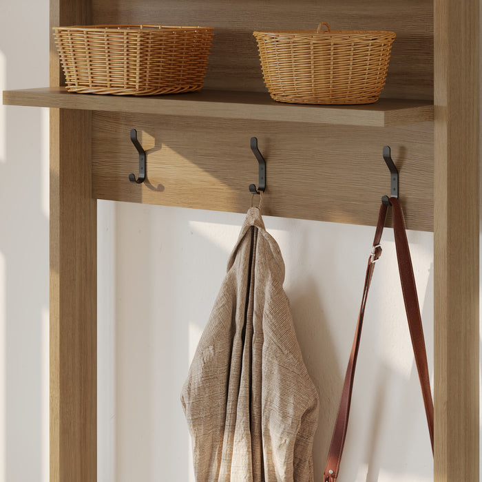 Porto Entryway Hall Tree Coat Rack