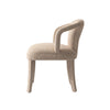 Palmer Mid-Century Modern Upholstered Tweed Armchair in Gold Dust Dining Chair | Fauteuil Palmer style milieu du siecle moderne en tweed dore