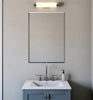 Dovetail 24 Inch Frameless Rectangular Mirror In Chrome | Dovetail Miroir Rectangulaire Sans Cadre de 24 Pouces Chrome