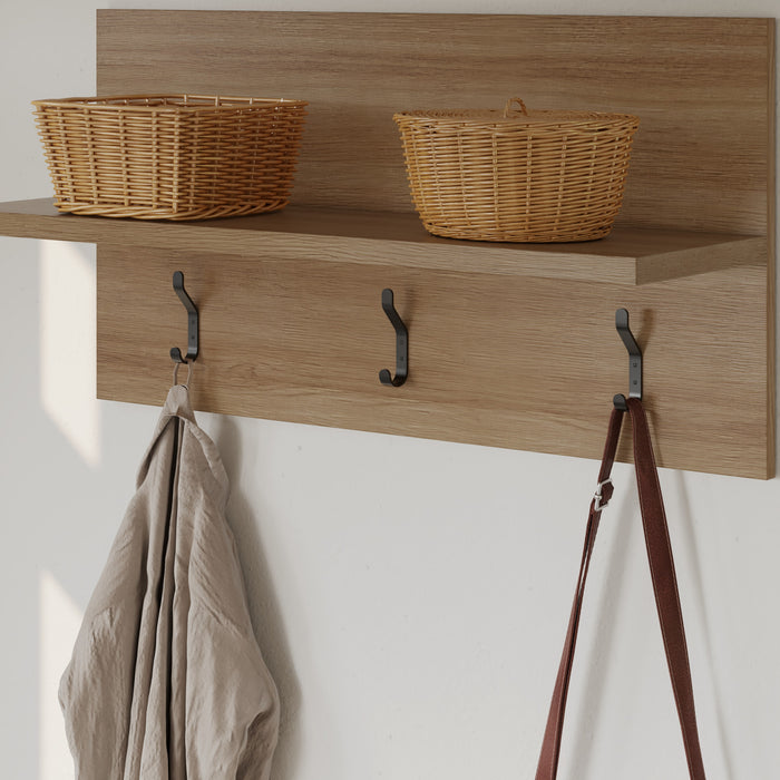 Porto Entryway Wall-Mounted Coat Rack