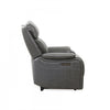 Marlow 37 in. Leather Match Power Glider Recliner with USB/USB-C - Charcoal | Fauteuil inclinable electrique a mouvement coulissant Marlow de 37 po en cuir assorti avec USB/USB-C - Charbon