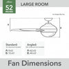 Dempsey Ceiling Fan with Light Fixture - Black | Ventilateur de plafond Dempsey avec luminaire - Noir
