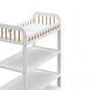 Storkcraft Pasadena Changing Table with Water-Resistant Changing Pad - White/Driftwood | Table a langer Storkcraft Pasadena avec matelas a langer resistant a l’eau – Blanc/Bois flotte