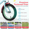 Costway 14" Kids Bike With Adjustable Saddle Handlebar Removable Training Wheels Handbrake Red
