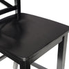 Torino X-Back Counter-Height Stool - Black|Tabouret Torino de hauteur comptoir avec dossier en X - noir