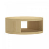 Alure Contemporary 36" Round Coffee Table in Natural Oak | Table basse ronde contemporaine Alure 36" en chene naturel