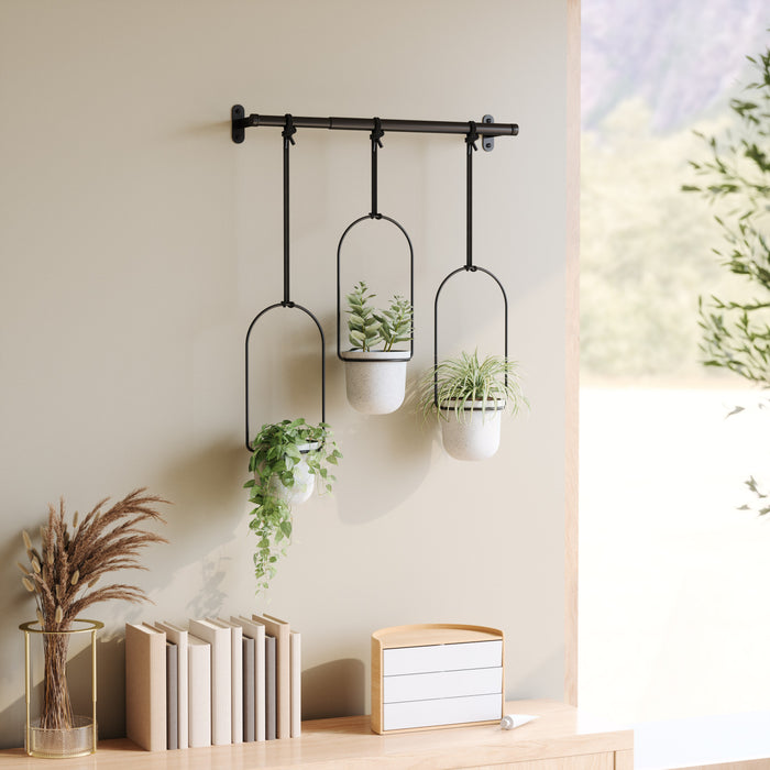 Umbra Triflora Hanging Planter - White