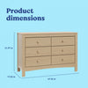 Graco Noah 6 Drawer Dresser - Driftwood