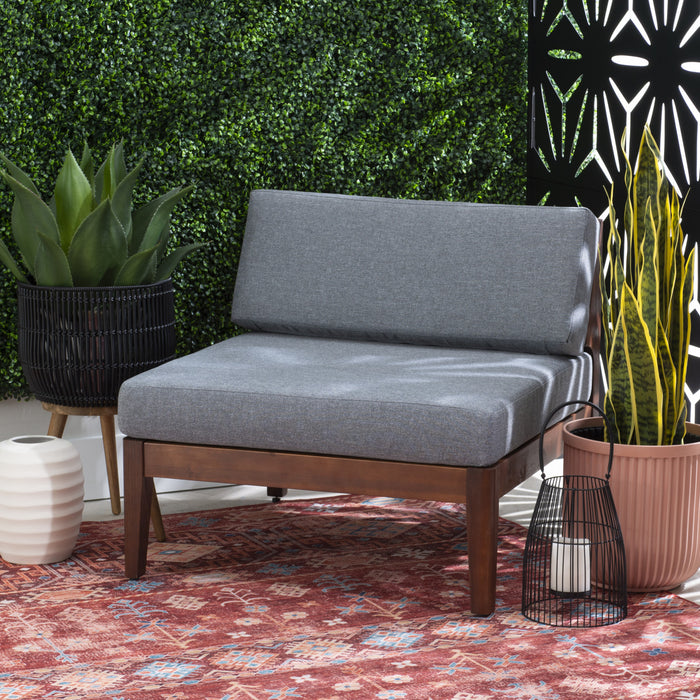 Summerlyn Fabric Indoor/Outdoor Patio Chair - Walnut