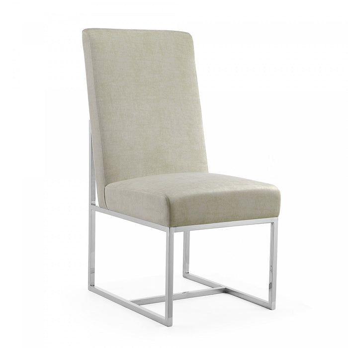 Element Modern 6-Piece Dining Chair Set in Champagne