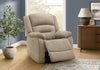 MONARCH SPECIALTIES 34" WIDE, LARGE UPHOLSTERED POWER RECLINING CHAIR, USB PORTS INCLUDED, BEIGE FABRIC, TRANSITIONAL RECLINER | MONARCH SPECIALTIES 34" DE LARGEUR, GRAND FAUTEUIL REMBOURRE INCLINABLE, PORT USB INCLUS, TISSU BEIGE, TRANSITIONNEL