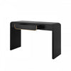 Ethan Wood Sofa Table with Storage for Living Room Entryway Hallway - Black | Console en bois Ethan avec rangement pour salon, entree ou couloir - noire