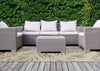 Jackson Taupe White Elegant Border Outdoor Rug, 5'3" x 7'7" Outdoor Area Rug | Tapis d'exterieur Jackson Taupe Blanc a bordure elegante, 5'3" x 7'7"