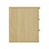 Molly Modern 26" Nightstand in Natural Oak (3-Drawer) | Table de nuit Molly Modern 66 cm en chene naturel (3 tiroirs)