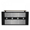 Forno Aria 48 Inch Wall-Mounted Black Range Hood-FRHWM5095-48BLK | Hotte de cuisiniere murale Aria de 48 po, noir-FRHWM5095-48BLK