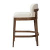 Calista Rubber Wood Counter Stool Set of 2,Walnut | Calista – Lot de 2 tabourets de comptoir en bois d’hevea, finition noyer