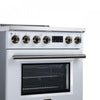 Forno Torino 30 Inch White Induction Range, 4.32 cu.ft - FFSIN0936-30WHT Electric Range | Cuisiniere a induction Torino 30 pouces blanche, 4,32 pi³ - FFSIN0936-30WHT