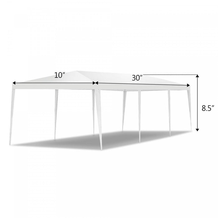 Costway 10'x30' Party Wedding Patio Tent Canopy Heavy Duty Gazebo Pavilion Event