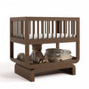 Storkcraft Santorini Deluxe 3-in-1 Convertible Bassinet - Hazelnut Crib