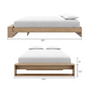 Gael Platform Bed Queen Bed | Lit plateforme Gael