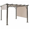 10' X 10' Pergola Kit Metal Frame Gazebo &canopy Cover Patio Furniture Shelter
