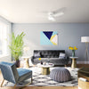 Minimus Ceiling Fan with Light Fixture - White | Ventilateur de plafond Minimus avec luminaire - Blanc