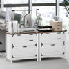 HOMCOM 4 Drawer File Cabinet Filing Cabinet for Letter/A4/Legal Files White