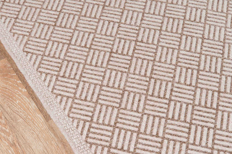 Eve Contemporary 7'10\" x 10'10\" Area Rug in Brown Indoor Area Rug