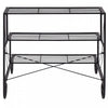 Costway 3 Tier Outdoor Metal Plant Stand Flower Planter Garden Display Shelf Rack