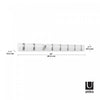 Umbra Flip Wall-Mounted Hooks - White|Crochets muraux Flip de Umbra - blancs