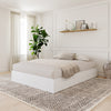 3-Drawer Storage Bed Frame, King|White King Bed | Lit King tiroirs, Blanc