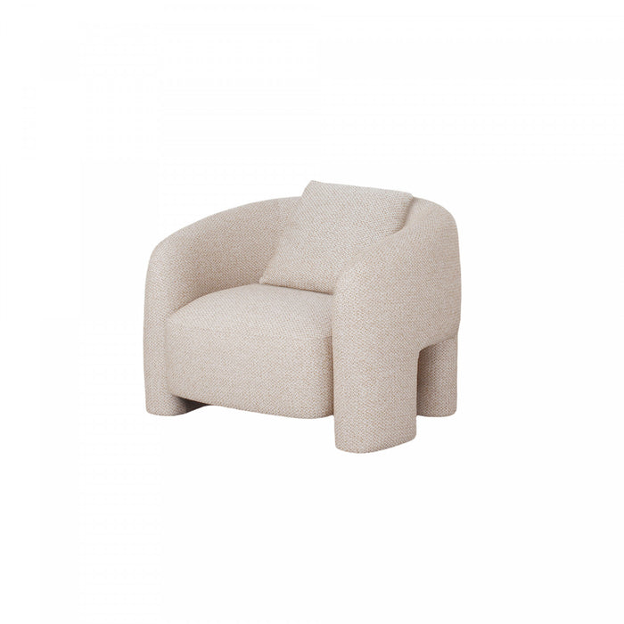 Sylvia Modern Glam 2-Piece Sofa Set in Gold Dust