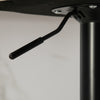 HOMCOM Adjustable Bar Stools Set of 2, Leathaire Swivel Barstools w/ Back