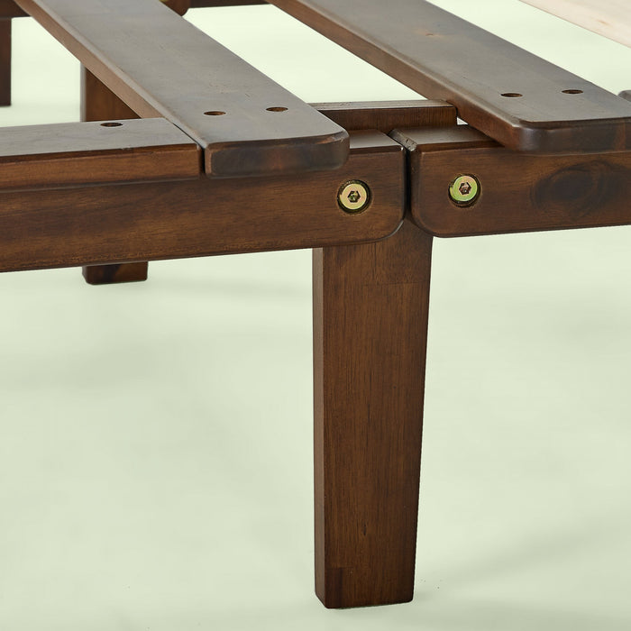 Bobbie Folding Wood Platform Bed - Full Size
