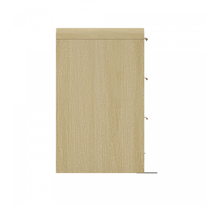 Grace Modern 60\" Dresser in Natural Oak (6-Drawer)